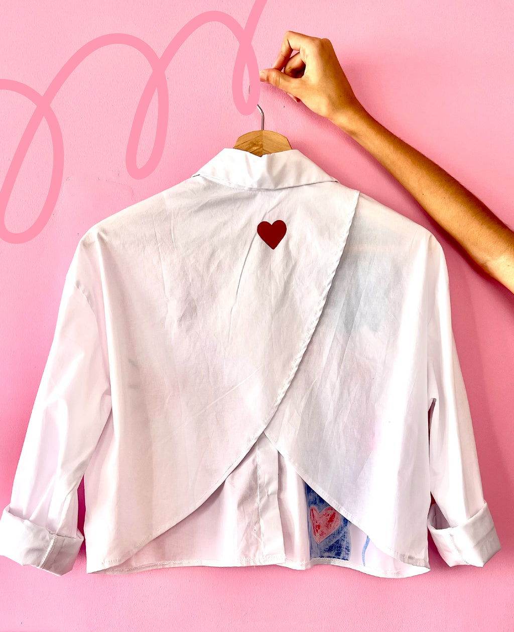 Camisa - Corazon rosa
