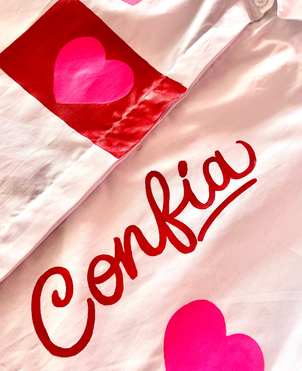 Camisa - Corazon rosa